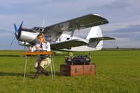 Flugvorbereitung Transpazifikflug Amelia Earhart