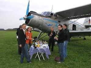 Firmenincentive mit Doppeldecker Antonov AN-2 Tante Anna